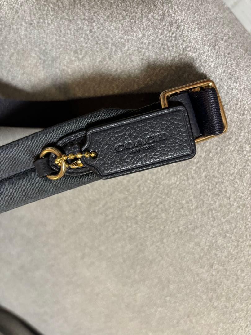 COACH 黒 レザー リュック