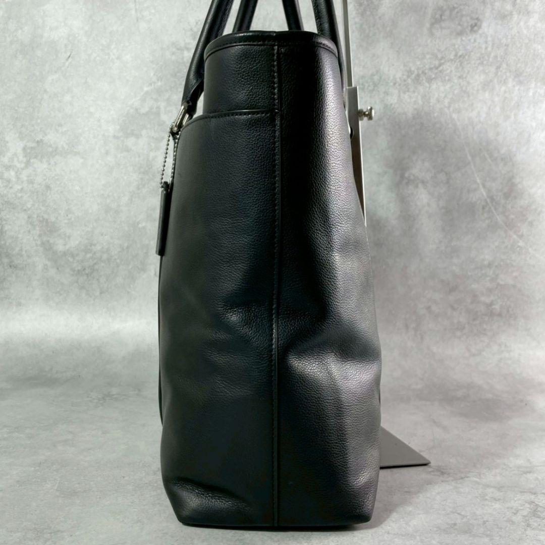 極美品 コーチ メトロポリタン 2way トートバッグ ビジネスバッグ 本革 黒