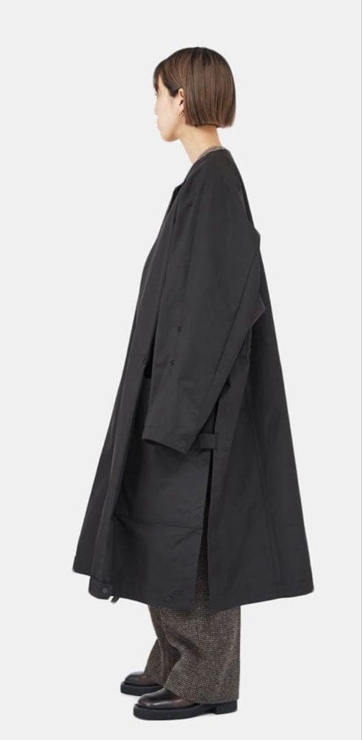 WILD THINGS×JUN MIKAMI ノーカラーシェルコート 22AW