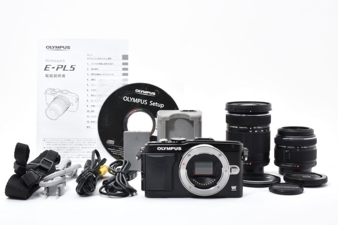 ■ 美品 ■ オリンパス　OLYMPUS PEN Lite E-PL5 Wズーム