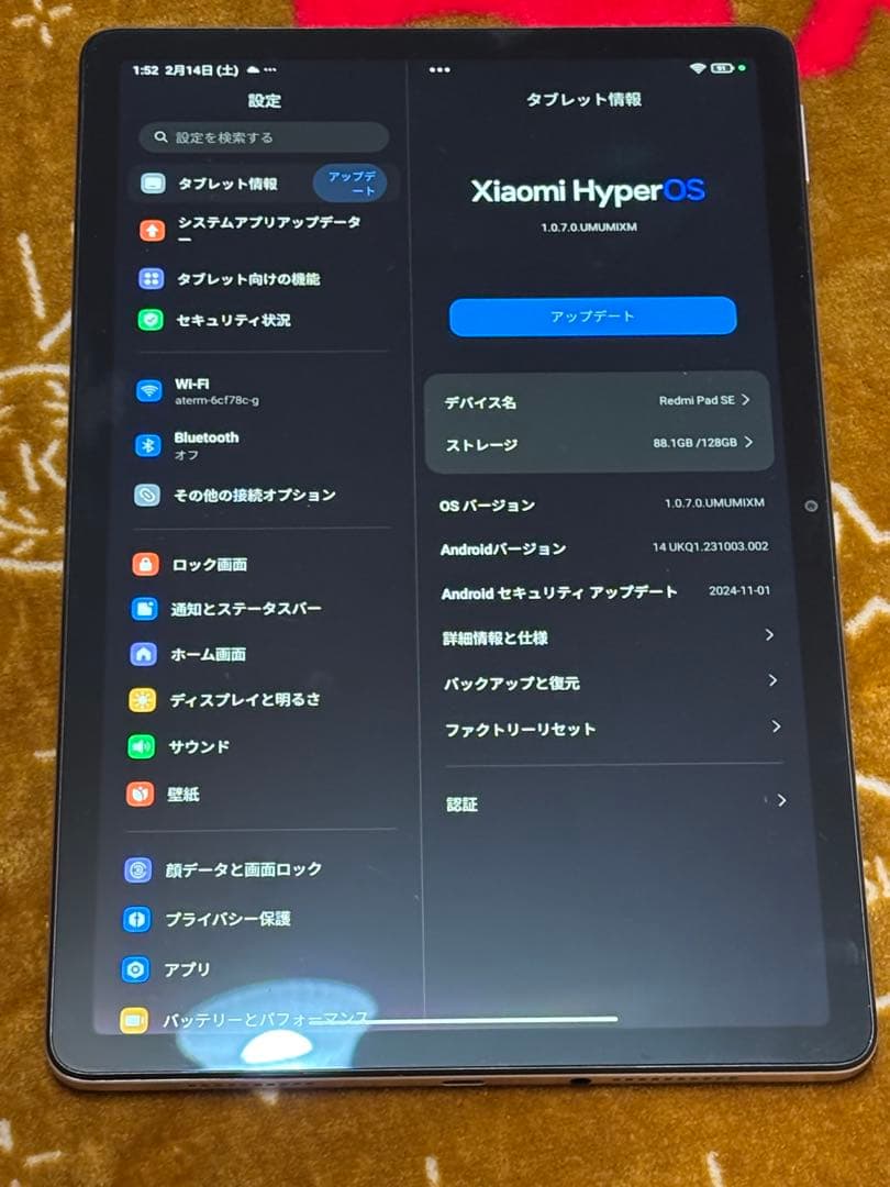 Redmi Pad SE Wi-Fiモデル 11インチ クリアケース付き