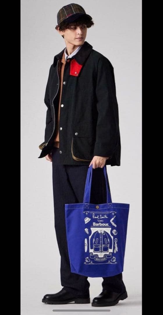 Barbour Paul smithトートバッグ