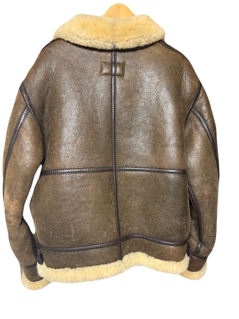 B3 ジャケット　リアルレザー　羊革　フライトジャケット　シープスキン