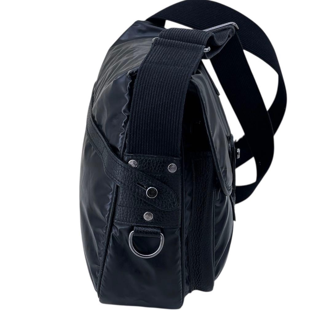 【希少サイズ】美品ハンティングワールド メッセンジャーバッグ ショルダーバッグ