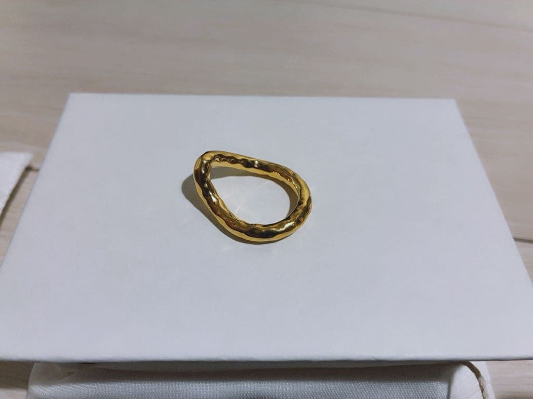 25年8月購入Jil Sander FW5 Hammered Ring リング