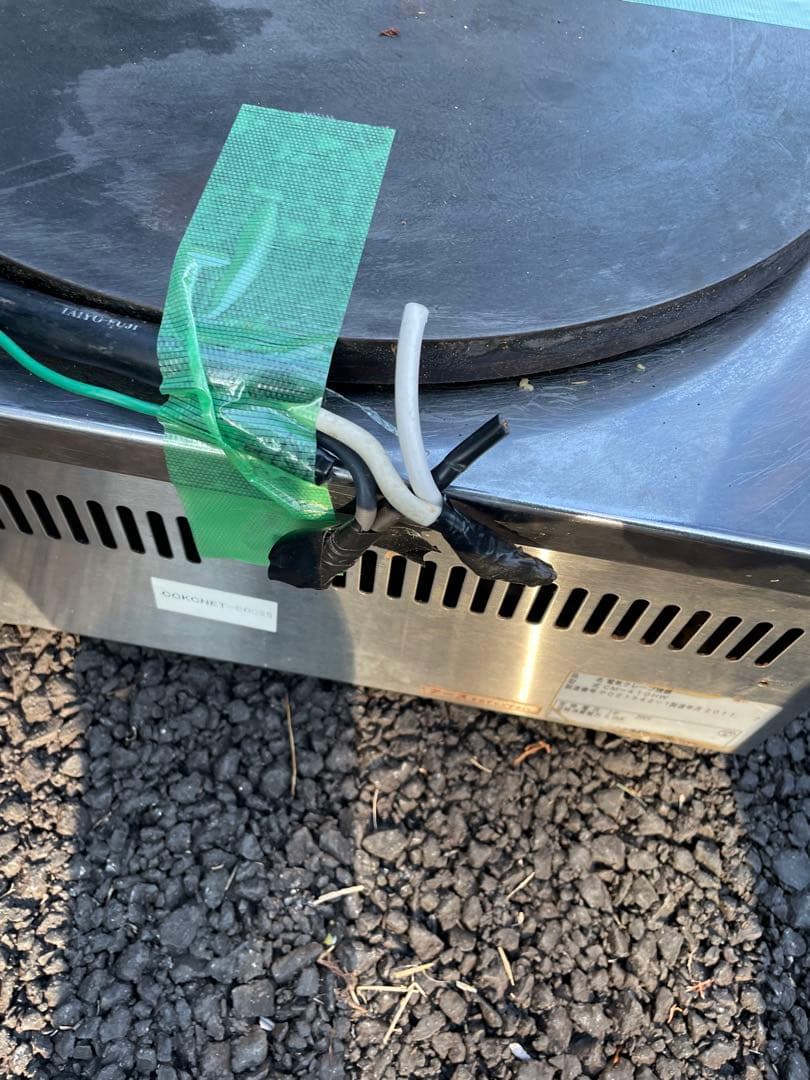 ニチワ　業務用　クレープ焼器　CM-410HW　単相200V クレープメーカー