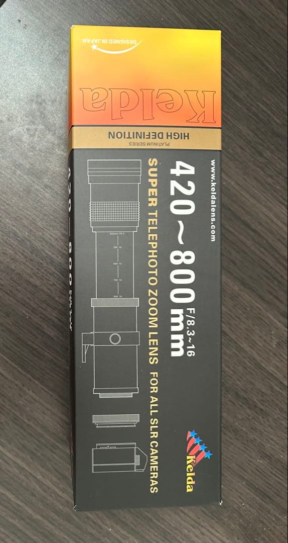 Canon一眼レフカメラ用420-800mmレンズ！2倍コンバータ付！袋付き！