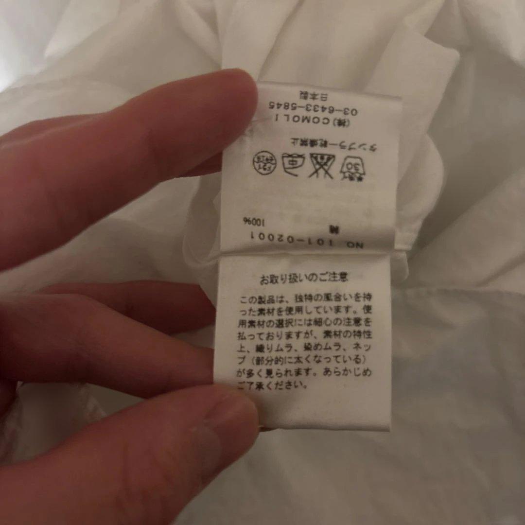COMOLI シャツ サイズ1 ホワイト