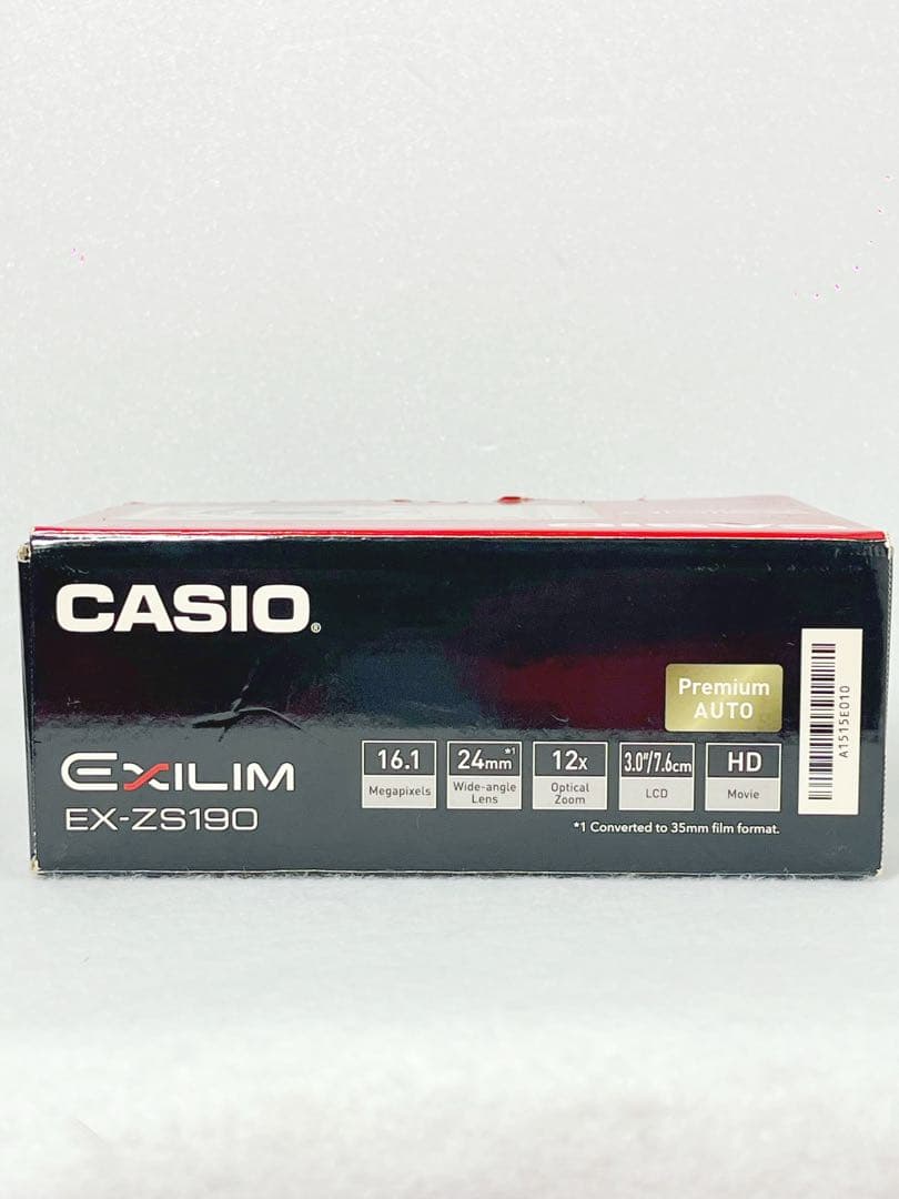 【美品】CASIO EXILIM EX-ZS190 ゴールド 箱付き　完全作動品