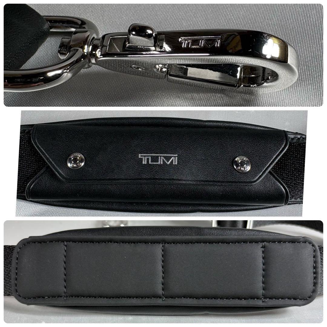 TUMI レザー ビジネスバッグ 2WAY ブラック 黒 PCケース付 高級
