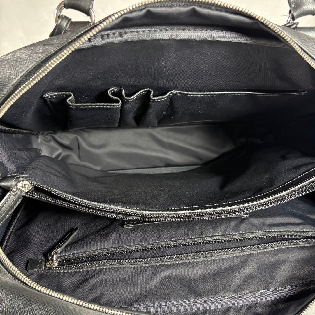 TUMI レザー ビジネスバッグ 2WAY ブラック 黒 PCケース付 高級