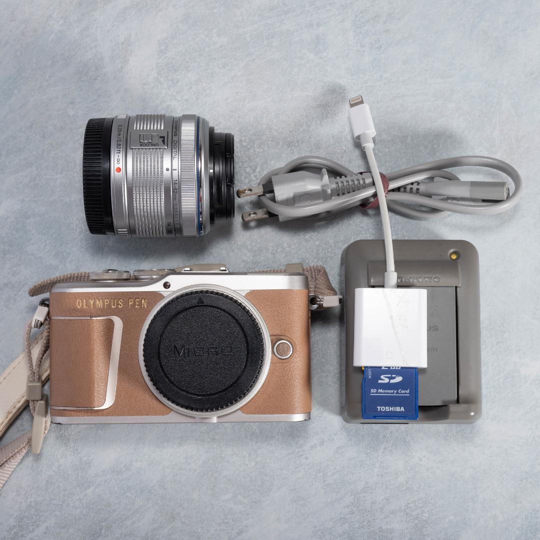 OLYMPUS PEN E-PL9 レンズキット スマホ転送OK