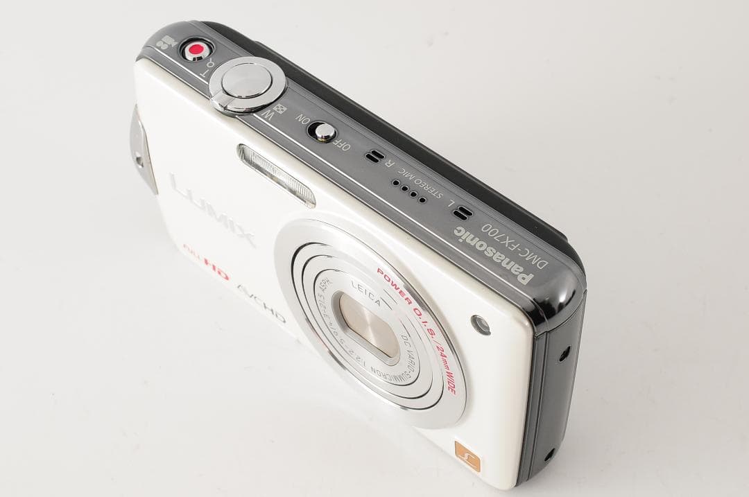 美品Panasonic LUMIX DMC-FX700 ホワイト フルHD動画
