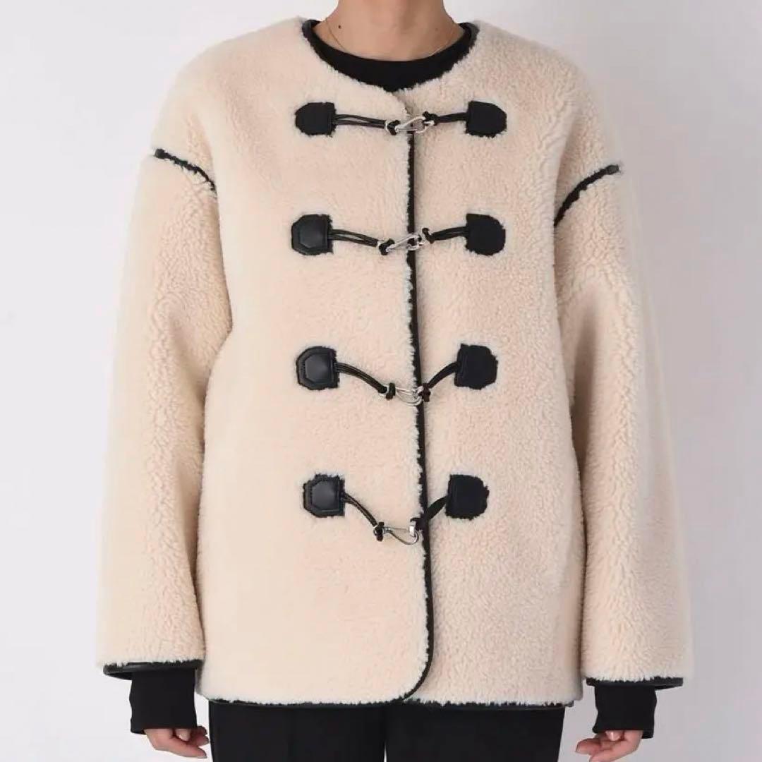 AKTE ボアミドルダッフルコート