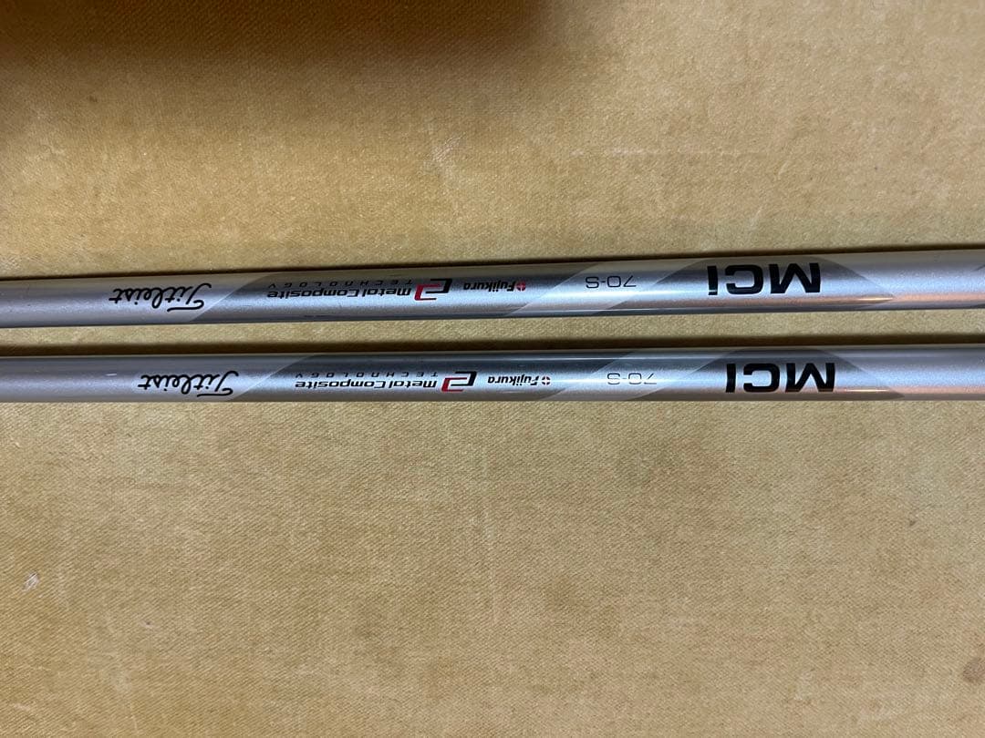 タイトリスト　UT用　MCI 70Sシャフト 2本セット