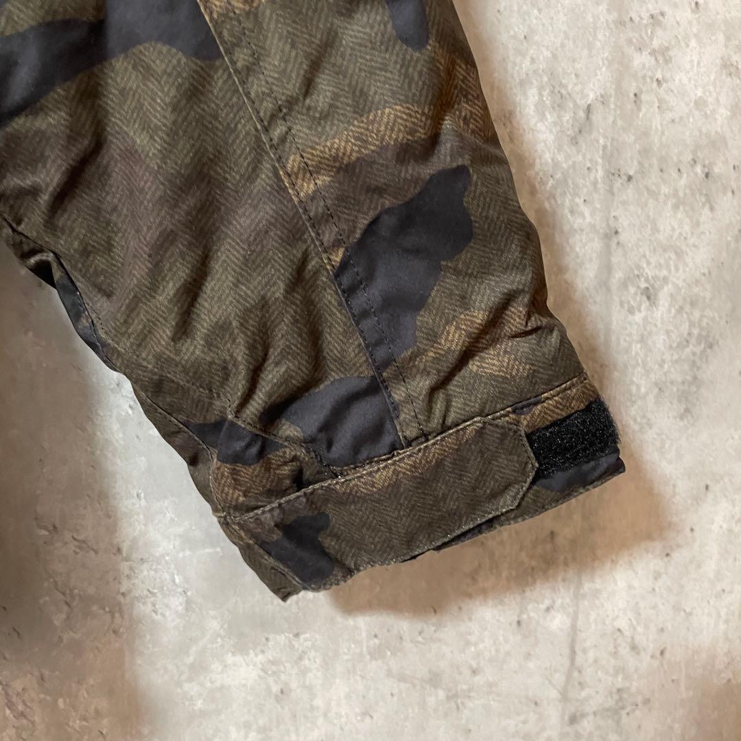 Burtonバートンスキーウェアスノーボードジャケットパーカーフード付迷彩カモ柄