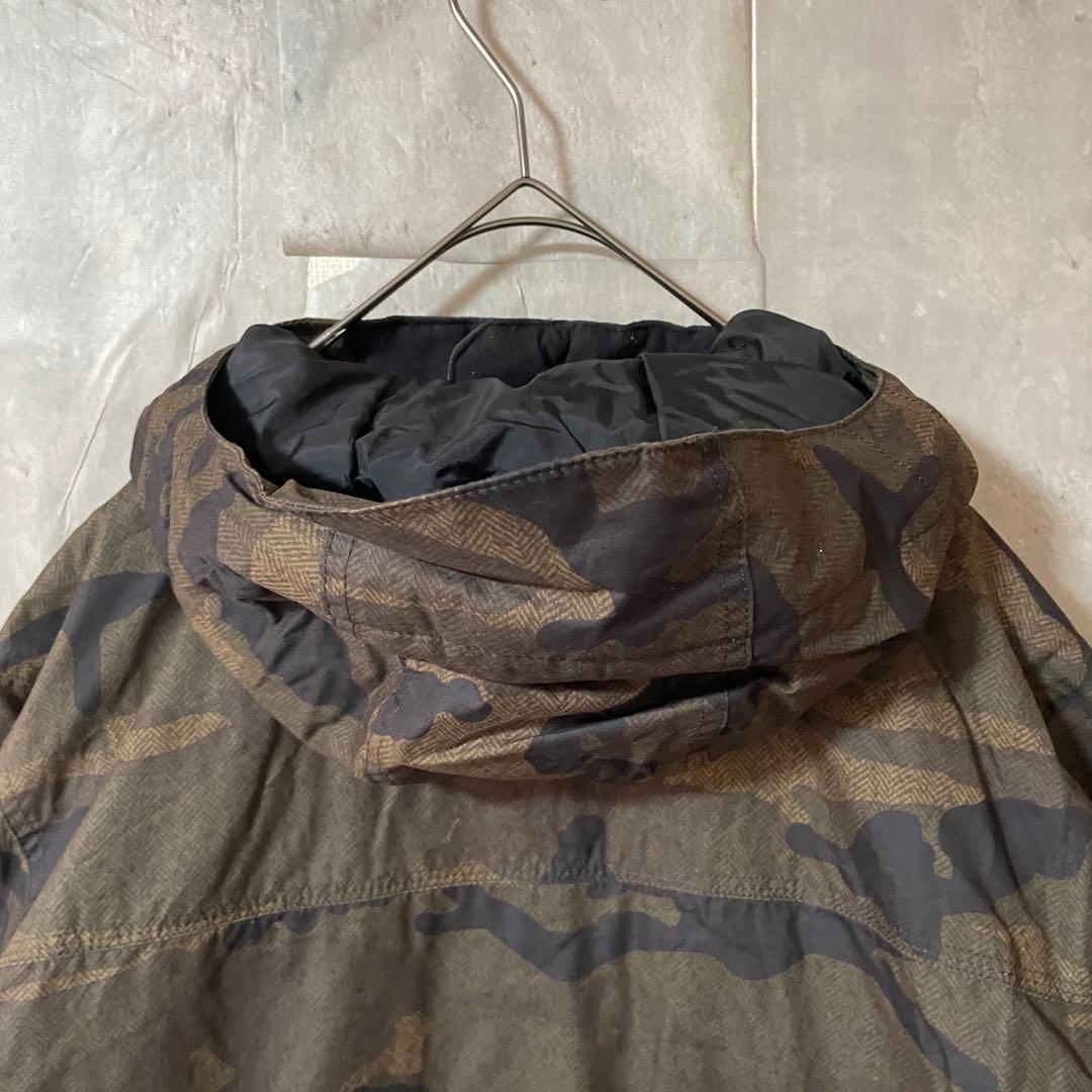 Burtonバートンスキーウェアスノーボードジャケットパーカーフード付迷彩カモ柄