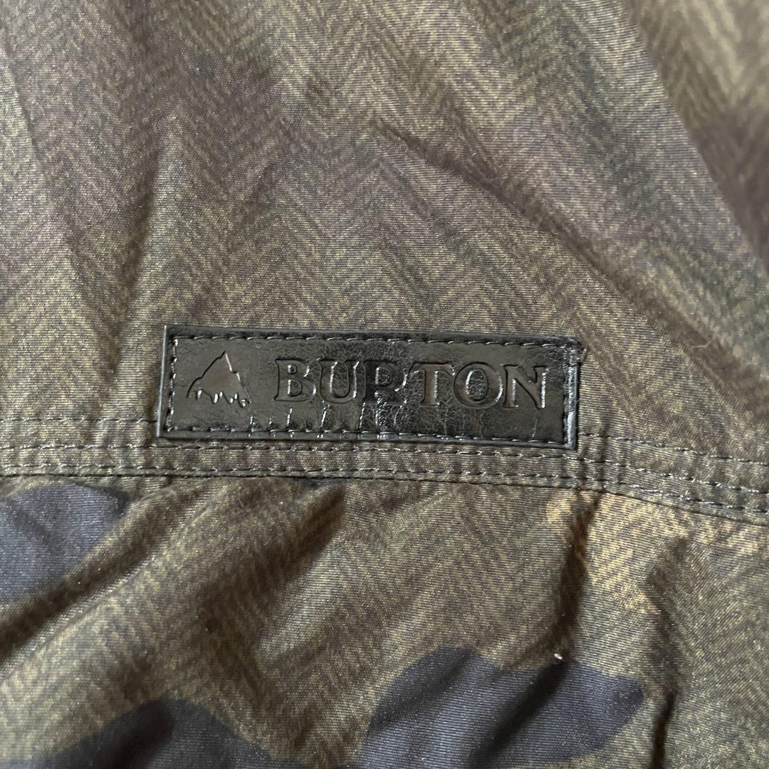 Burtonバートンスキーウェアスノーボードジャケットパーカーフード付迷彩カモ柄