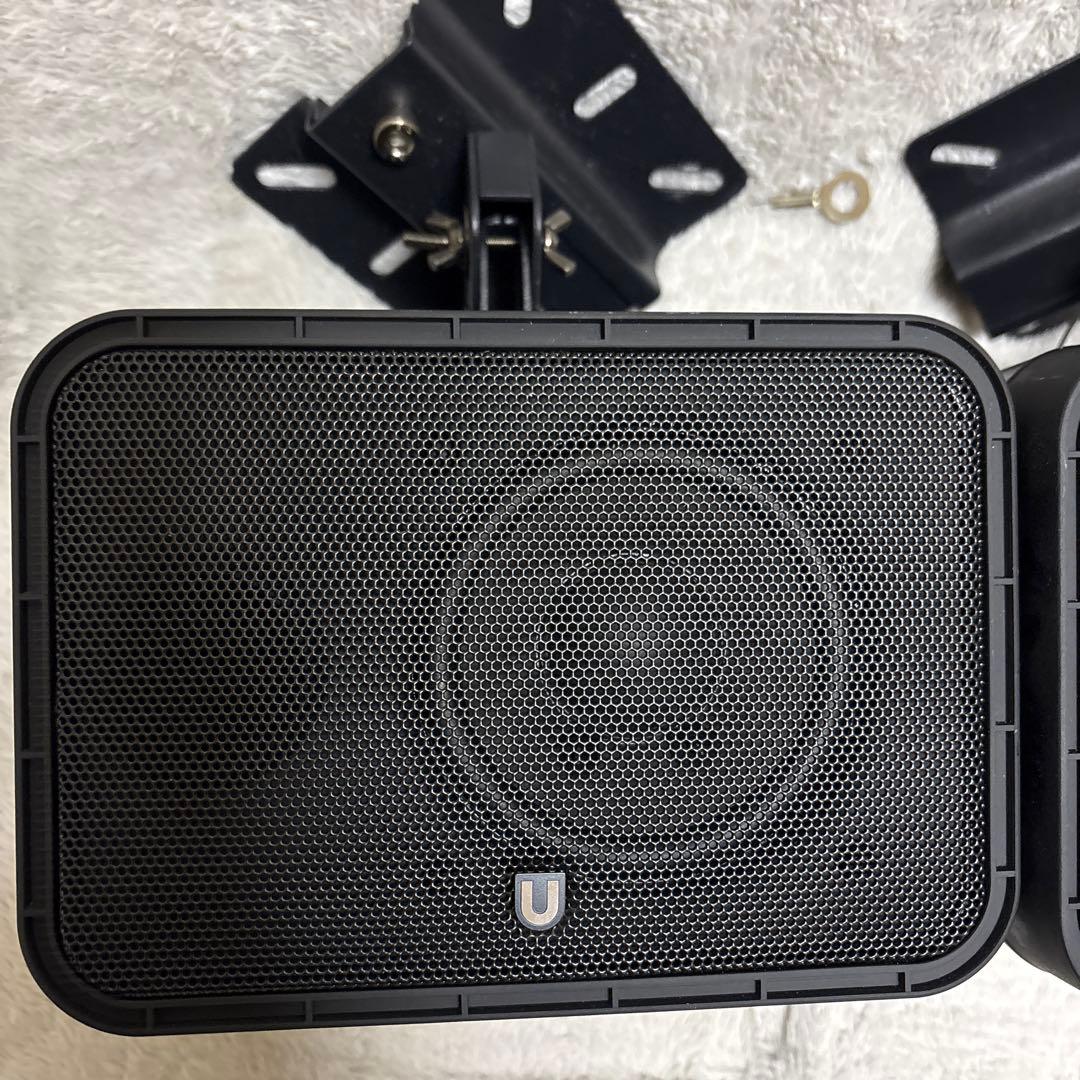 U スピーカー 2個セット 壁掛け用ブラケット付き