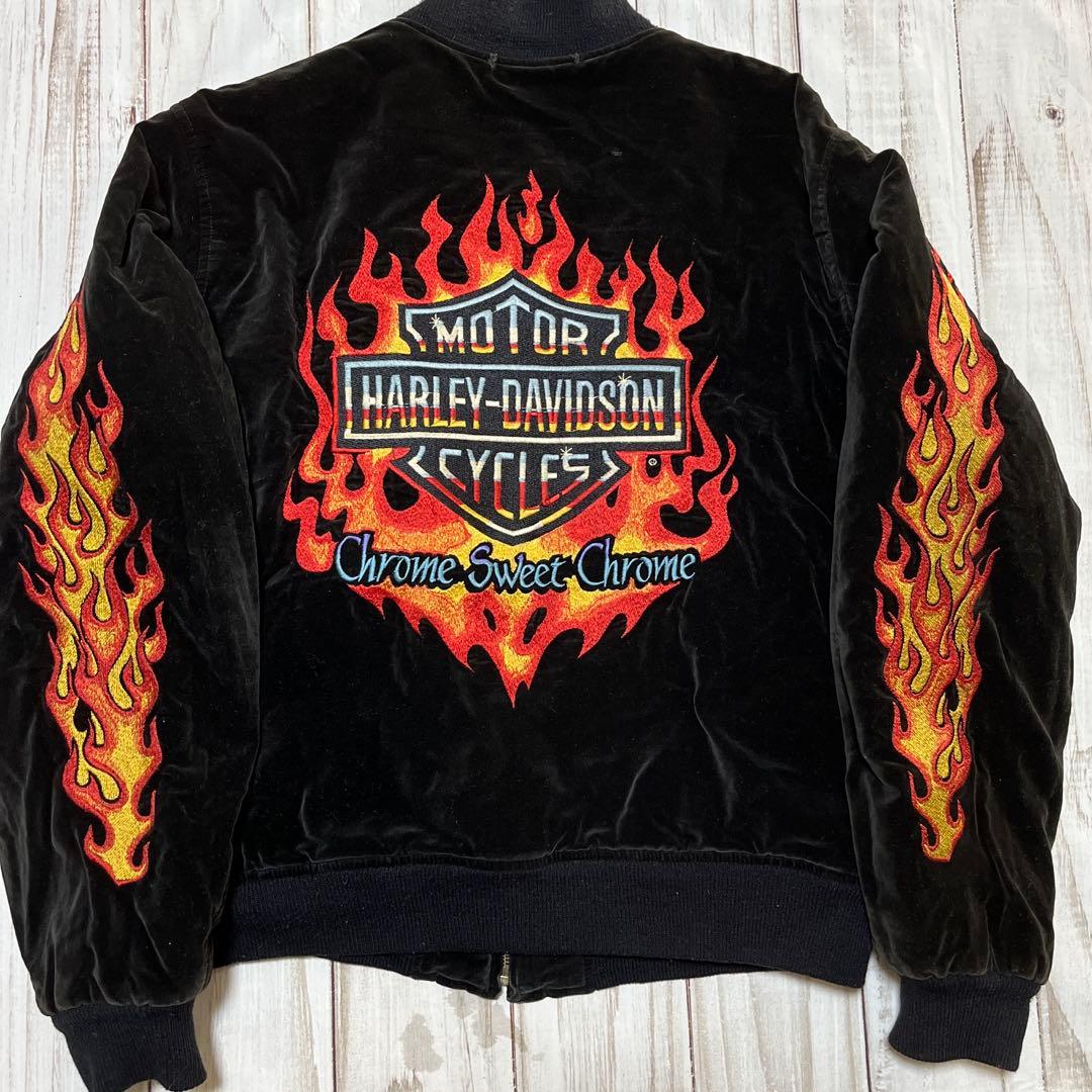 ハーレーダビットソン　スカジャン　Harley Davidson 別珍