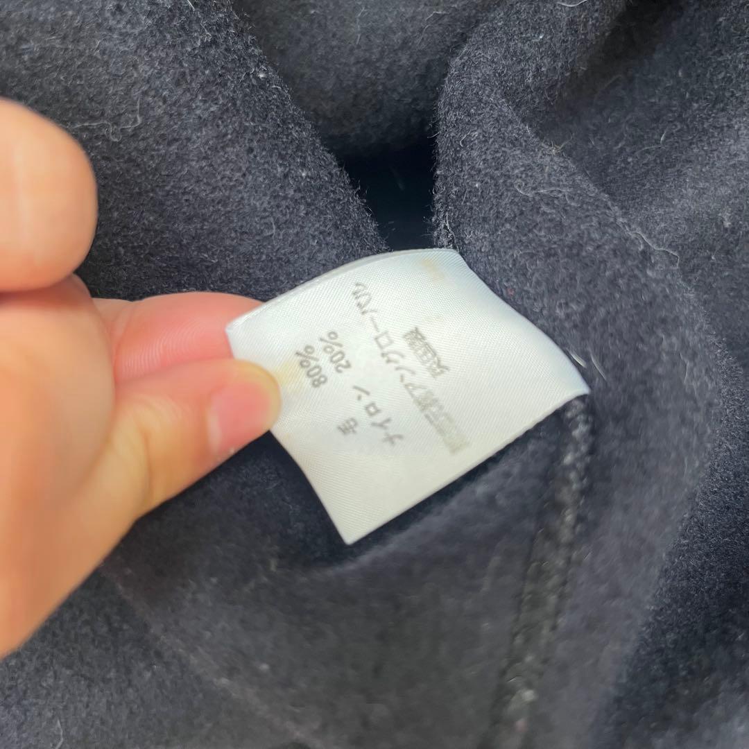 希少　マーガレットハウエル 英国製ロングダッフルコート ダークネイビー 旧タグ