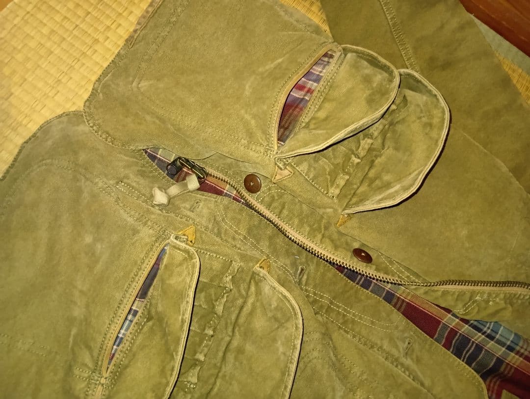 ハンティングカーキ コーデュロイジャケット