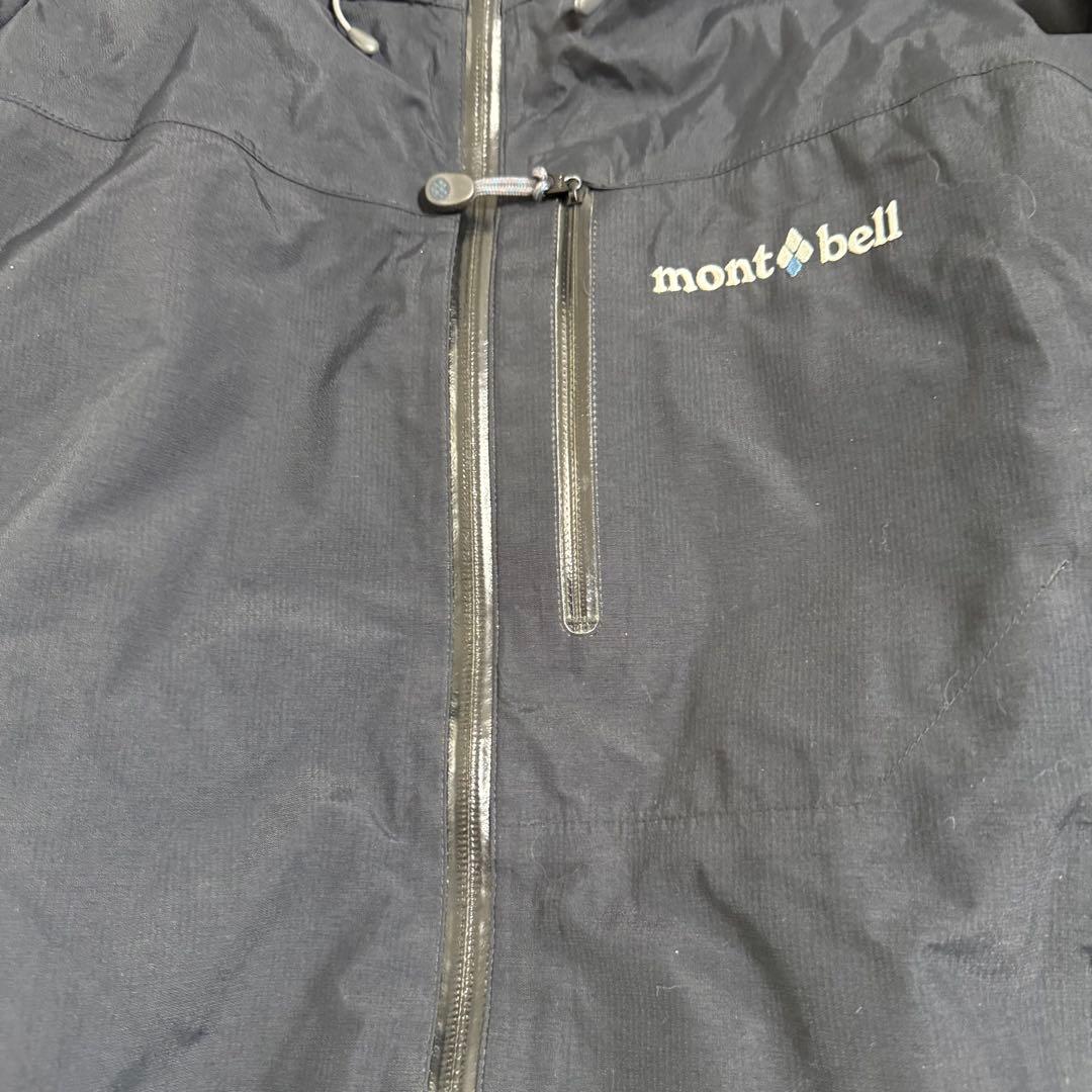 ✨mont-bell✨シャルモパーカ ブラック黒 フード収納可能 M　モンベル