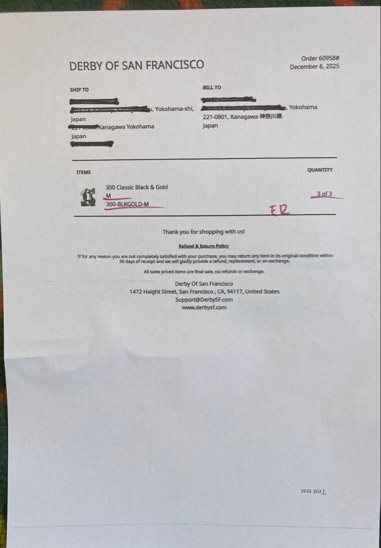 Classic Black Derby Jacket（ブラック）M／新品未使用