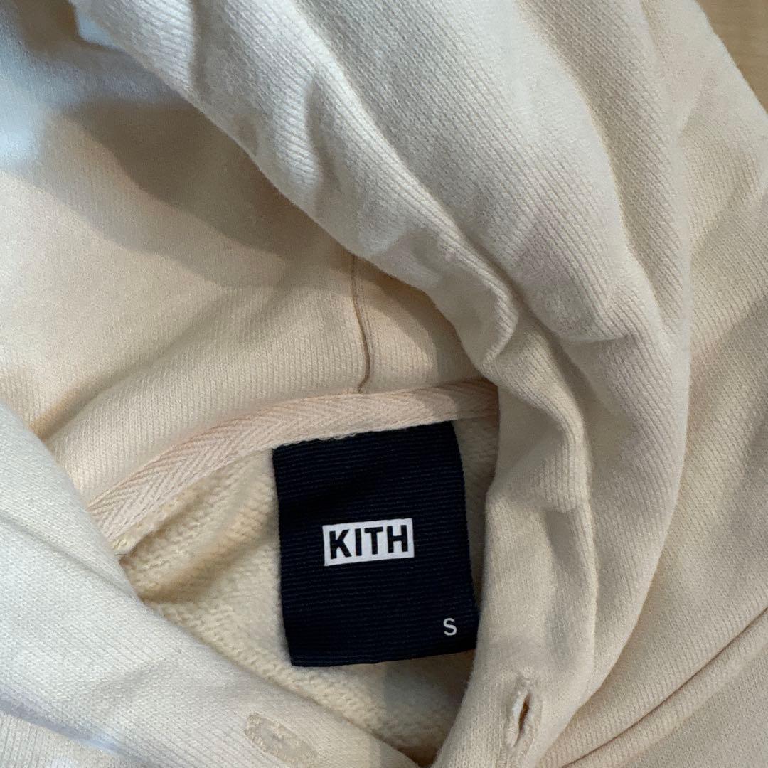 KITH パーカー S クリーム色