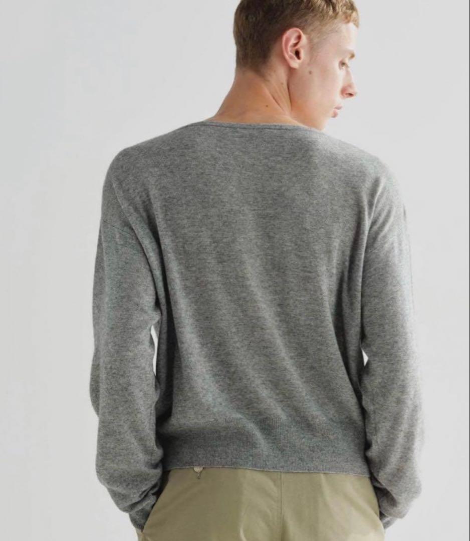 トップス SUPER FINE CASHMERE SILK KNIT BOAT NECK