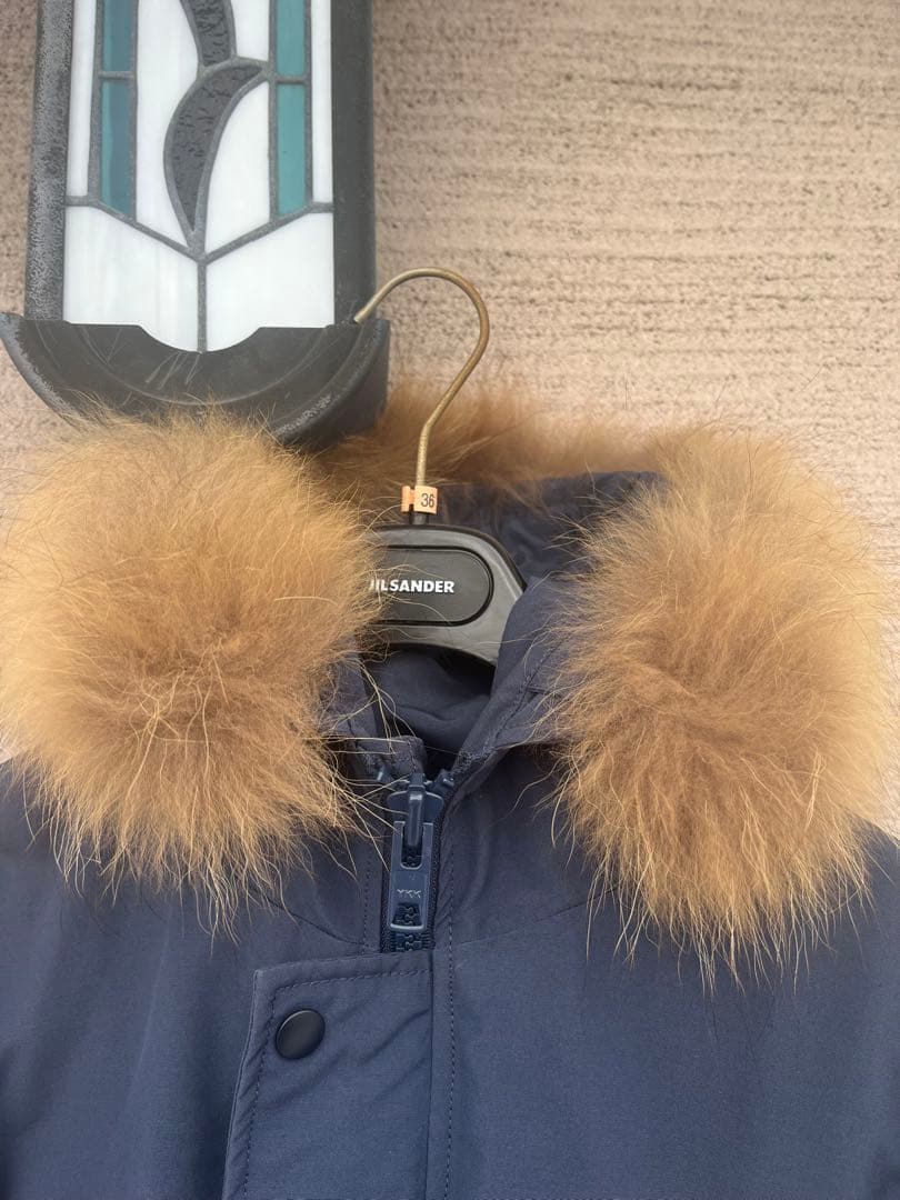 DANTON ネイビー ダウンジャケット