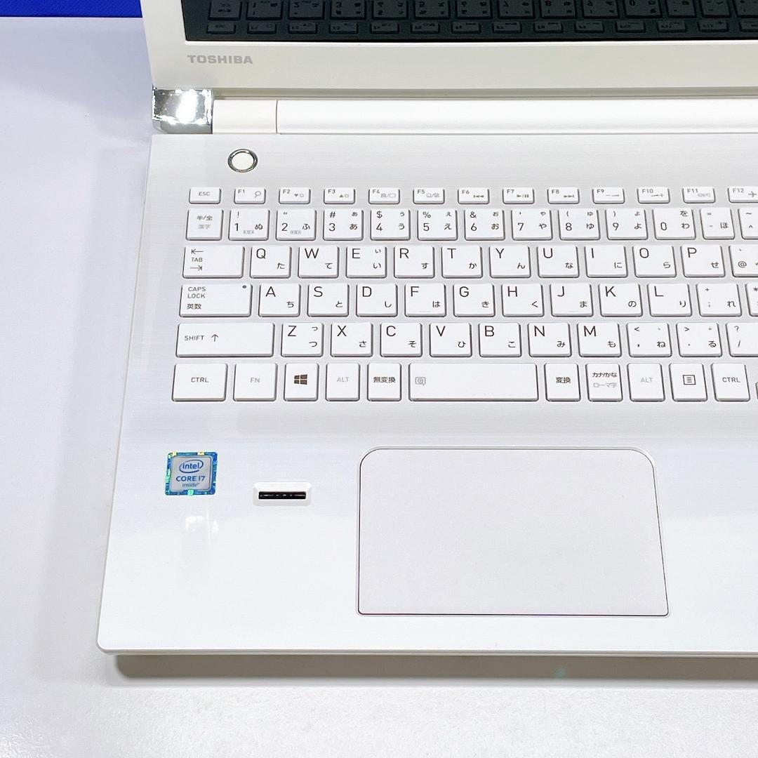 Corei7✨ブルーレイOK✨快速SSD✨Win11東芝白カメラ付ノートパソコン