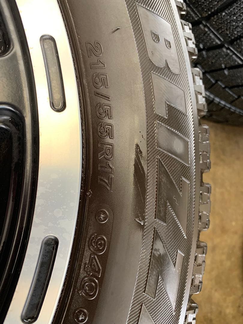 ブリザックスタッドレスタイヤホイール4本セット