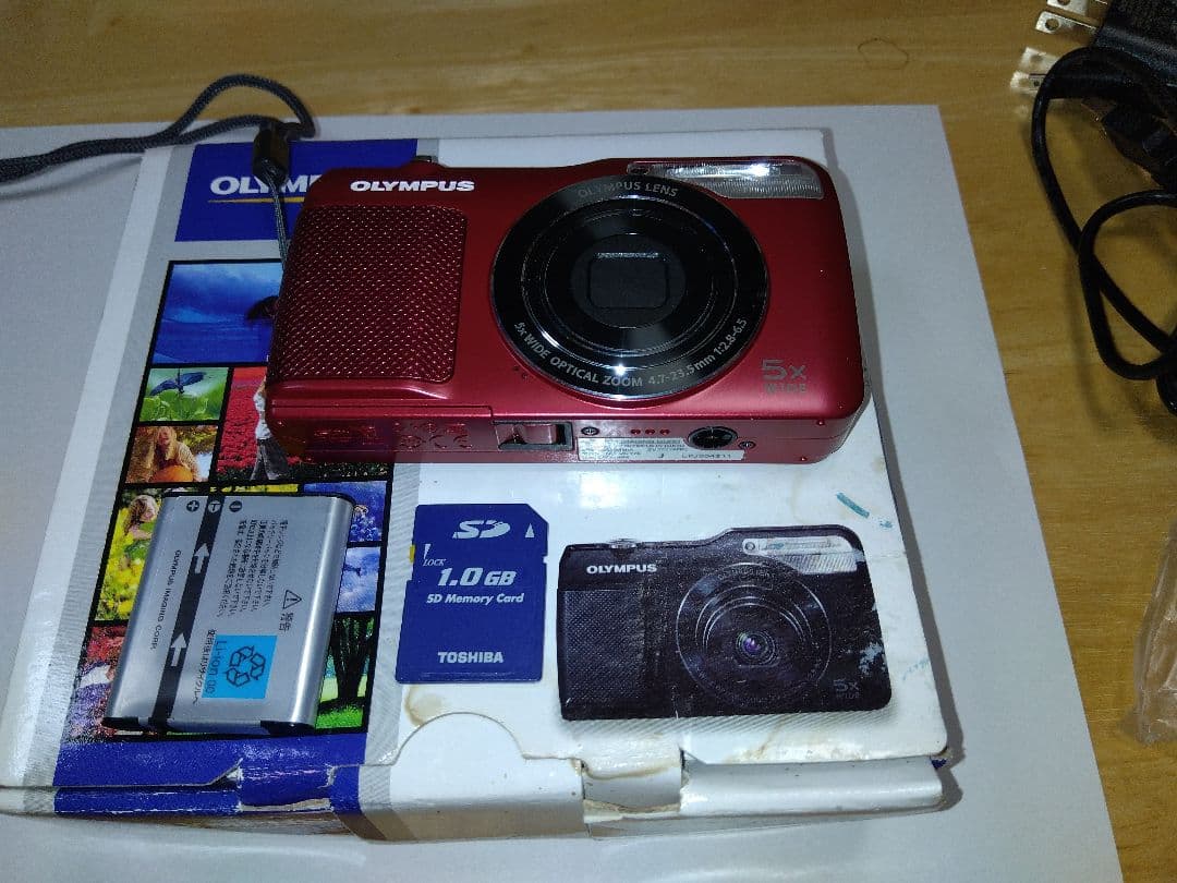 OLYMPUS VG-170 レッド 5倍光学ズーム