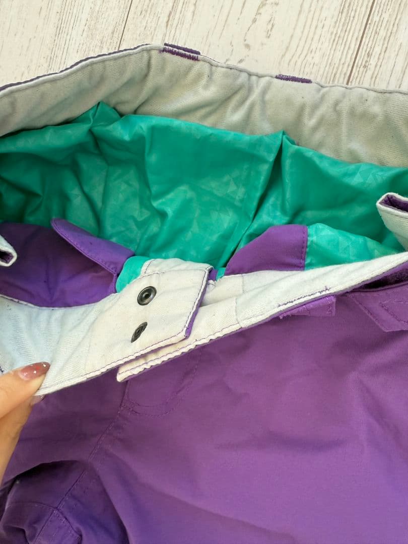 ROXY スキーウェア フード付き ドットパターン