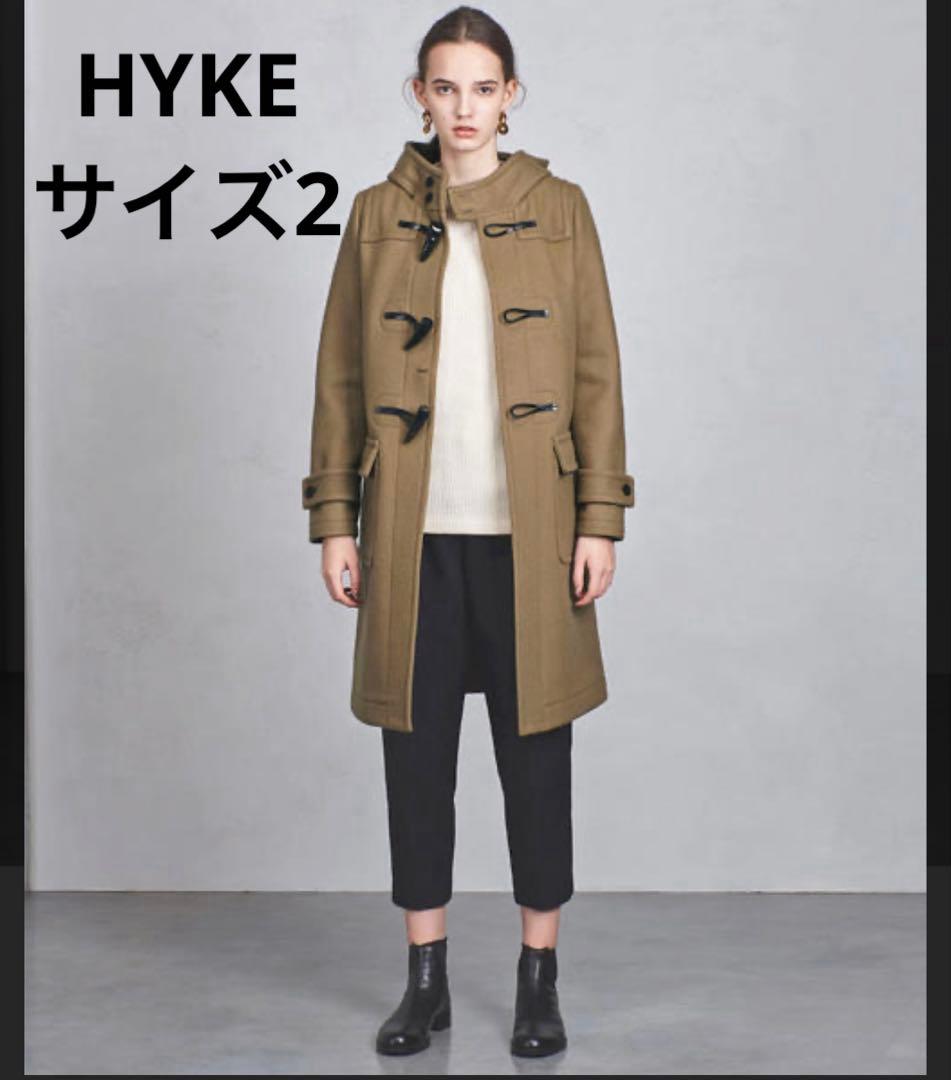 ＜HYKE（ハイク）＞ダッフルコートBEIGE■■■