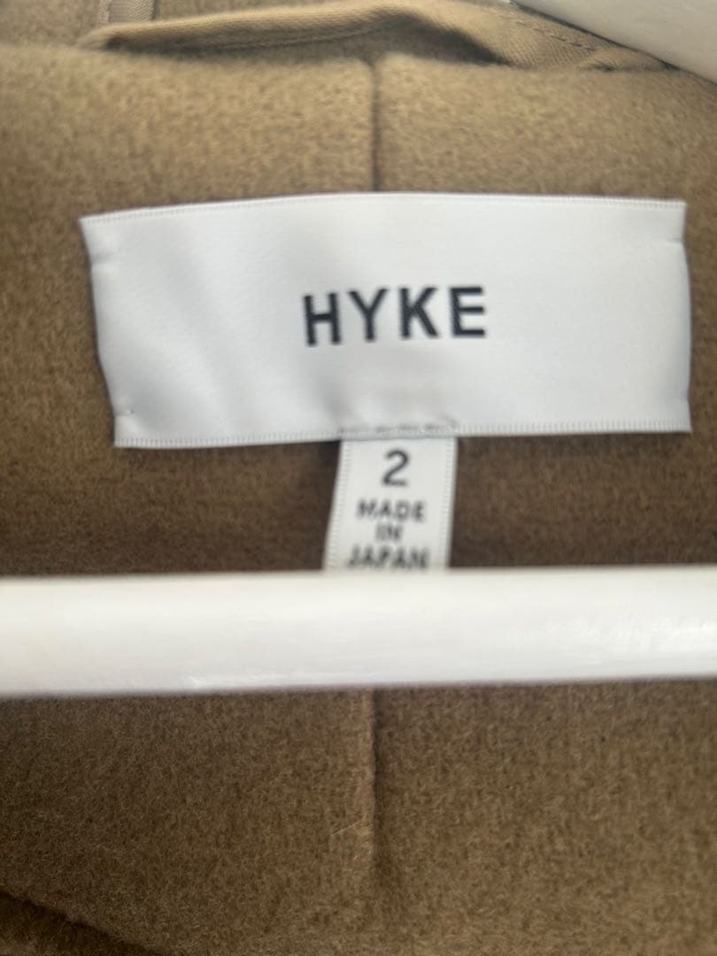 ＜HYKE（ハイク）＞ダッフルコートBEIGE■■■