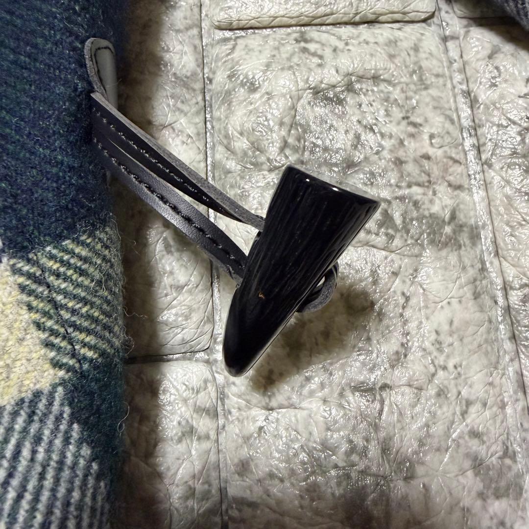 【美品】ブルーレーベルクレストブリッジ ダッフルコート チェック柄