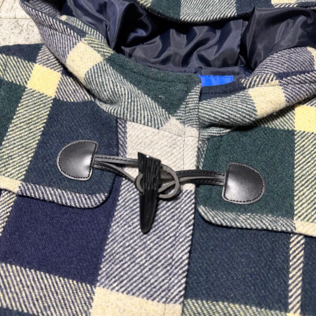 【美品】ブルーレーベルクレストブリッジ ダッフルコート チェック柄