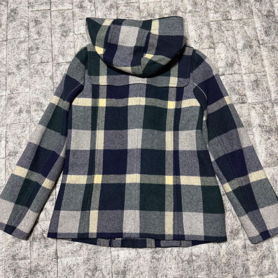【美品】ブルーレーベルクレストブリッジ ダッフルコート チェック柄