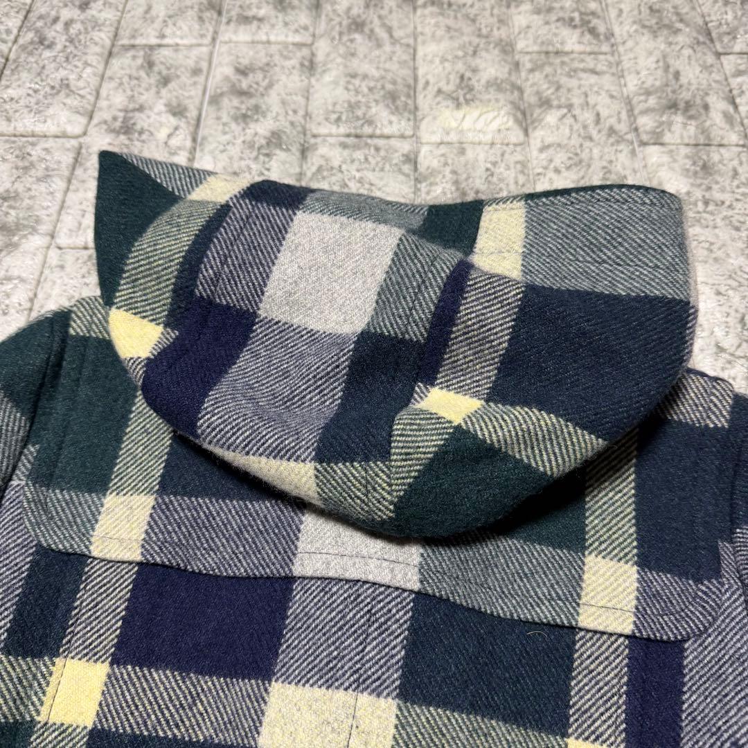 【美品】ブルーレーベルクレストブリッジ ダッフルコート チェック柄