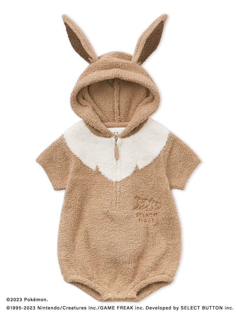 【ポケモンスリープ】【ベビー】ベビモコ イーブイ ロンパース