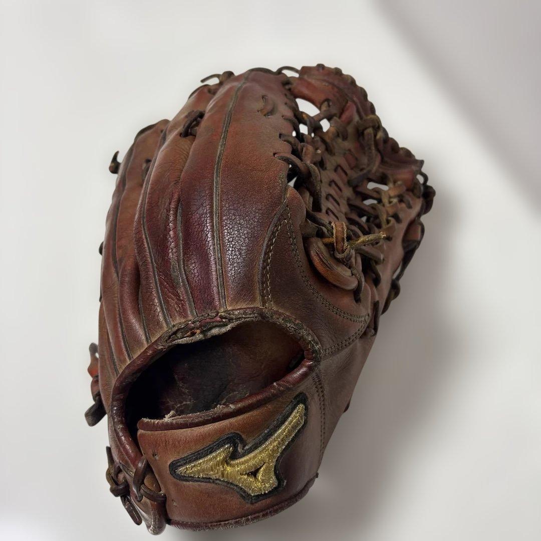 ミズノプロ 硬式グローブ 外野手用 オレンジ