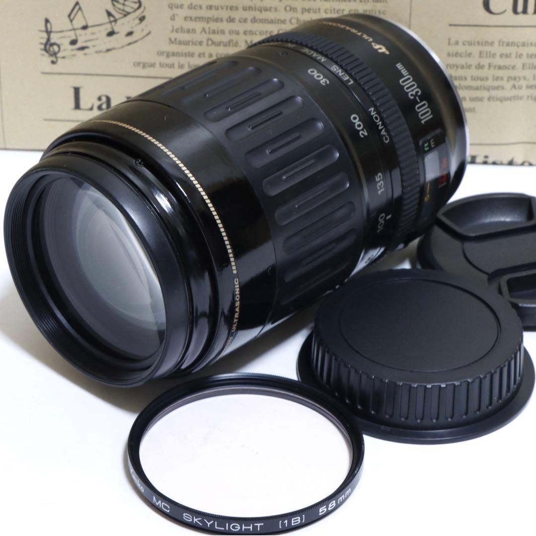 ◇レンズフィルター付&高速AF◇Canon純正 300mm超望遠レンズ!!◇