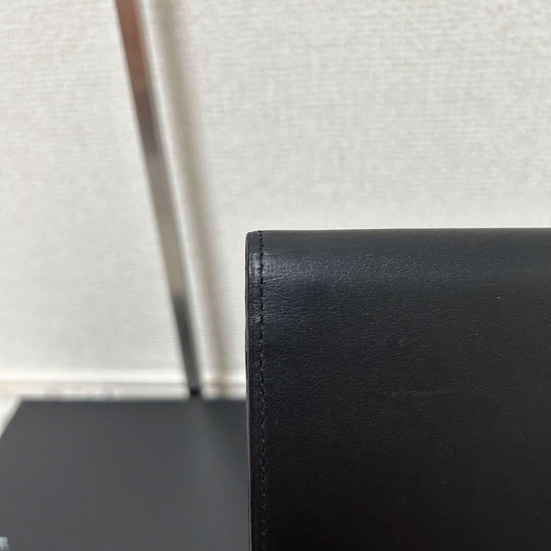 【新品未使用✨正規品/ロゴシール付】バーバリー　長財布　レザー　黒　希少　人気