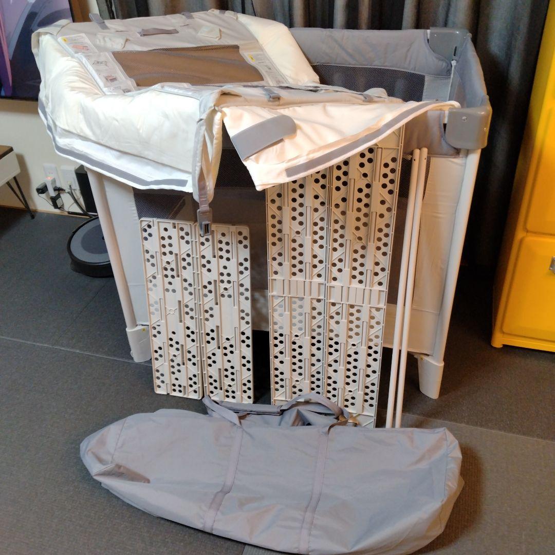 ✨️最上位モデル✨️ アップリカ ココネルエアーAB ベビーベッド グレーベア