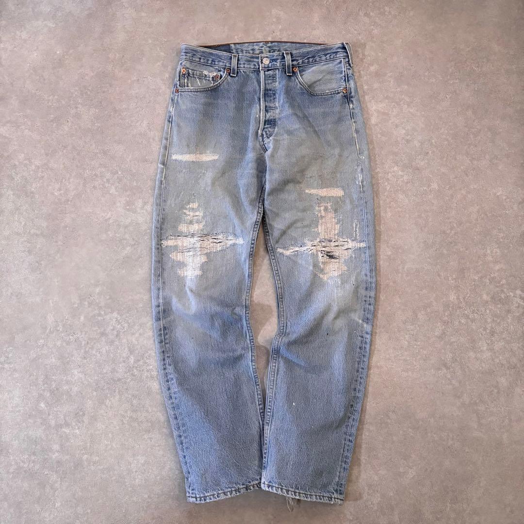 90s Levis 501 Made in USA 33×32