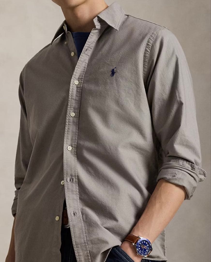 【未使用極美品】ラルフローレン クラシック フィット オックスフォード シャツ