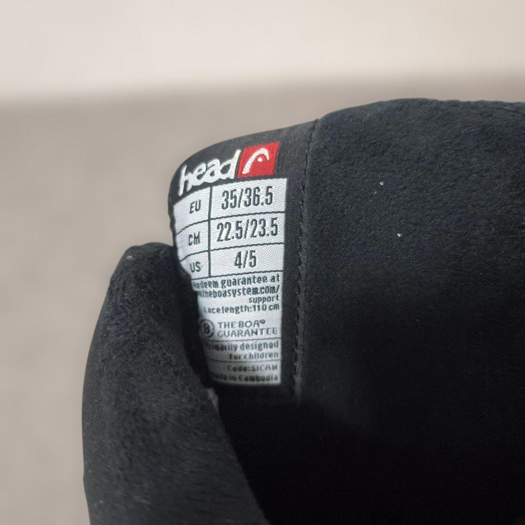 【良品】head JR BOA スノーボードブーツ 22.5-23.5