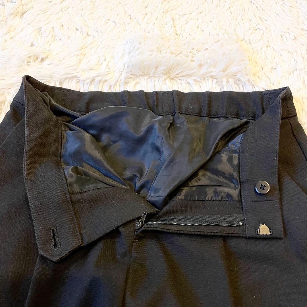 グリーンレーベルリラクシング カチリラ スーツ ノーカラーセットアップ ブラック